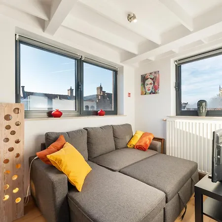 Duplex In Hartje Met Ruim Zonneterras 2p Apartamento Bruges